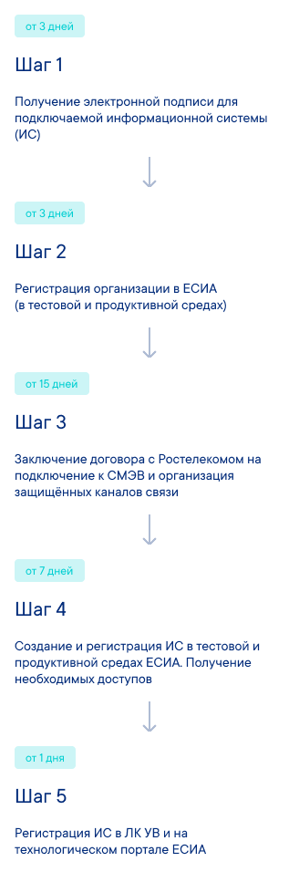 Дорожная карта подключения